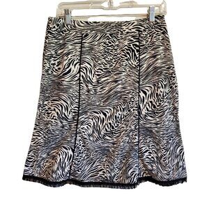 M.D.L. New York Skirt Zebra Print